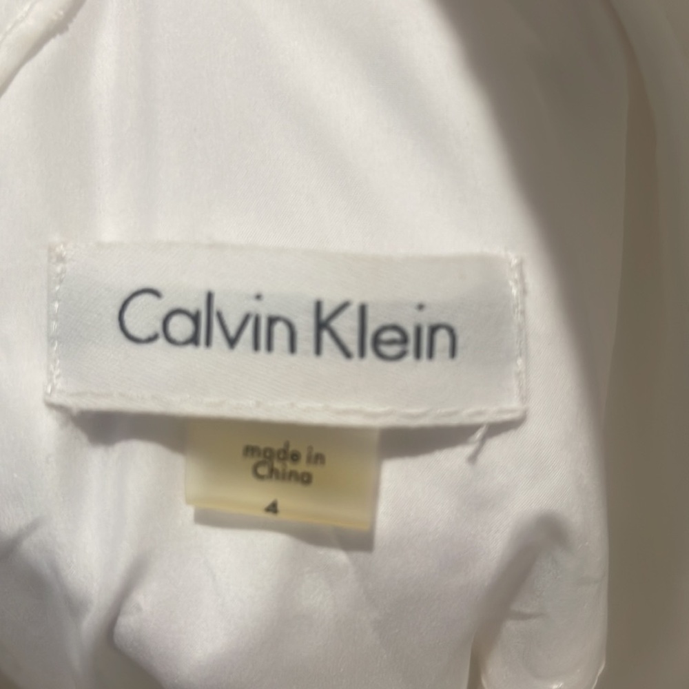 White Calvin Klein long dress - Picture 4 of 5